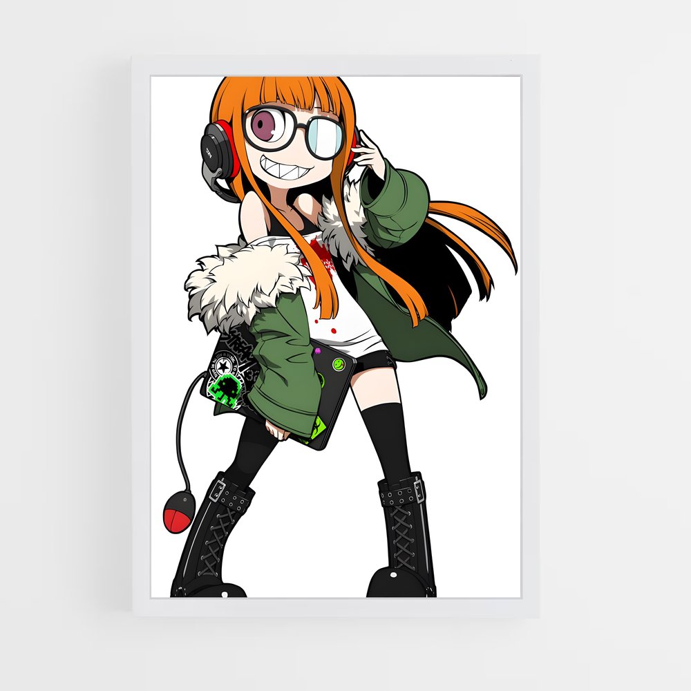 Poster Mélodie Féline – affiche Persona 5 (vue 3)